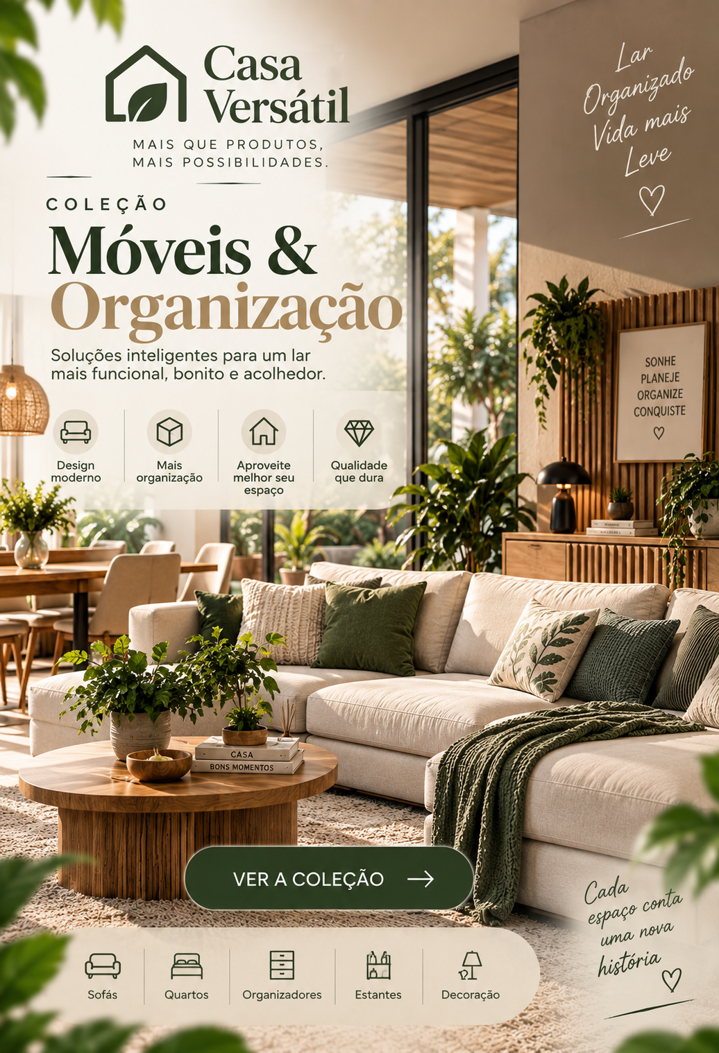 🛋️ Móveis & Organização
