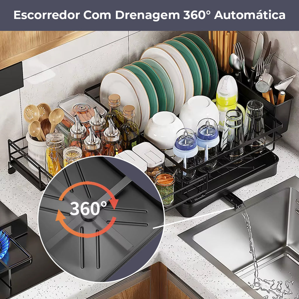 Escorredor de Louça Extensível até 60 cm