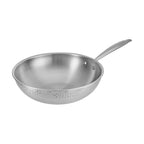 Frigideira Wok inox Indução Triply Crater 28cm - Resto Kitchenware