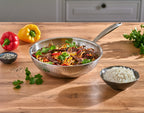 Frigideira Wok inox Indução Triply Crater 28cm - Resto Kitchenware