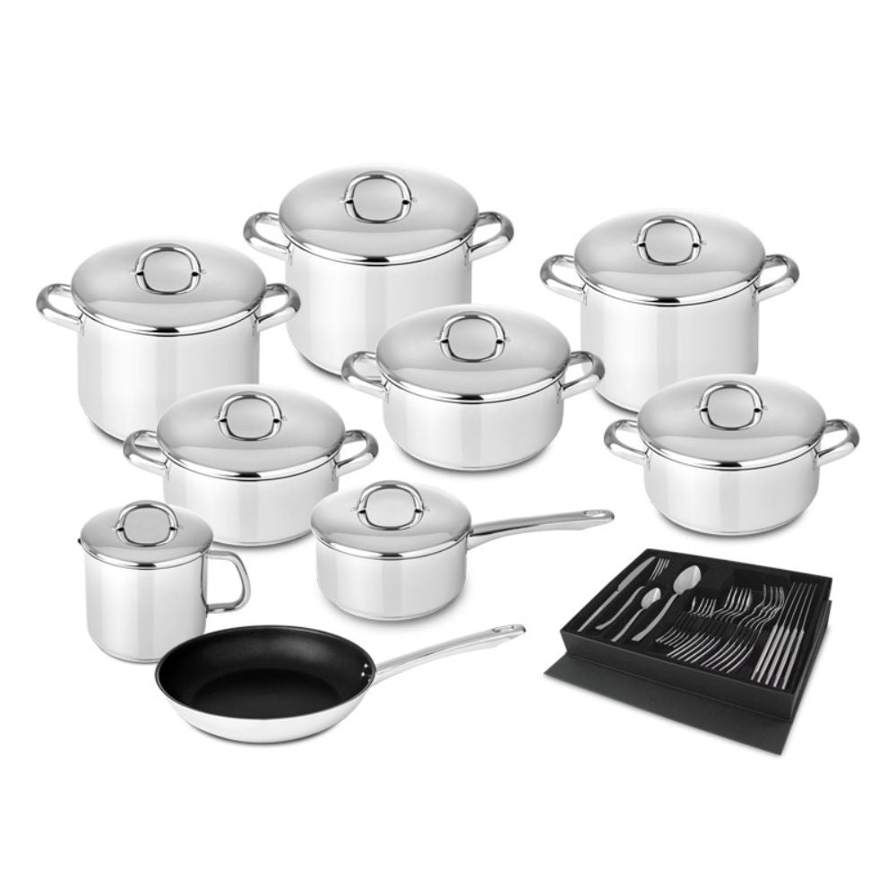 Trem cozinha Silampos 9 peças Europa + Oferta Faqueiro