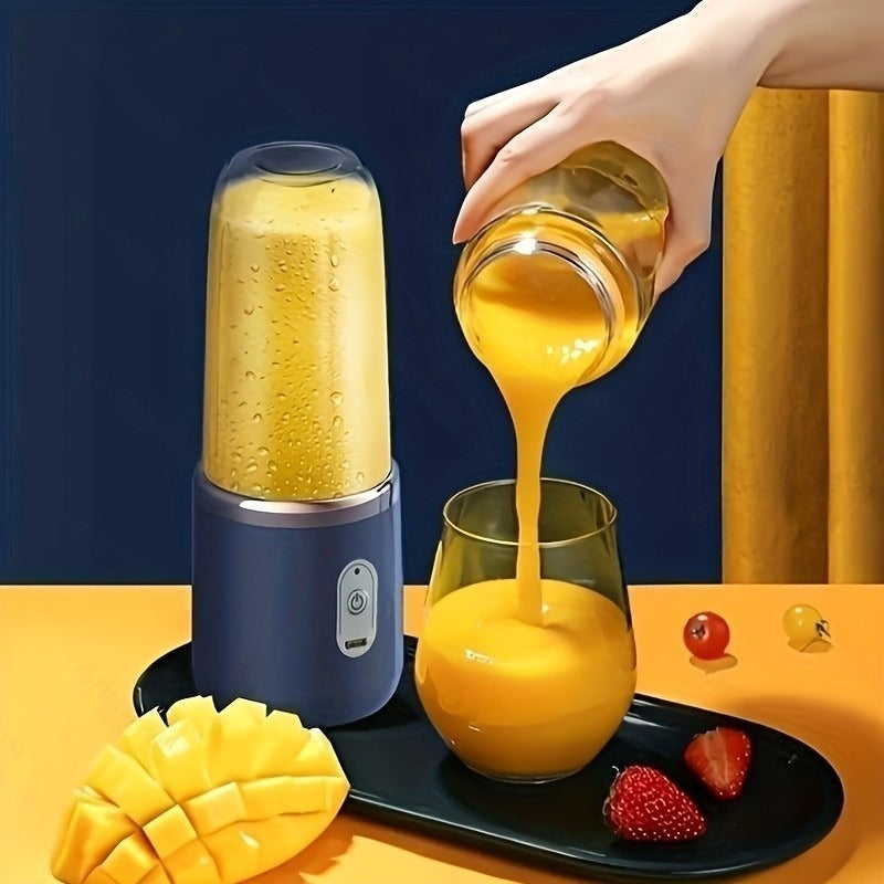 Mini Liquidificador Portátil 400ml com 6 Lâminas